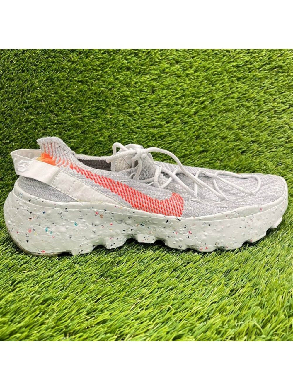 Nike Space Hippie 04 Womens Size 13 Gray White Walking Running Shoes Sneakers